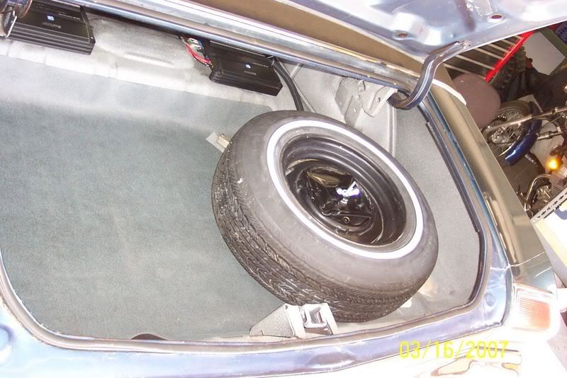 Directions for spare tire installation in trunk.. Chevelle Tech