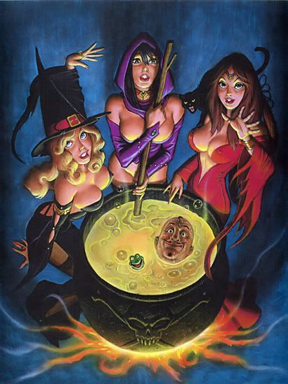 3 witches cauldron Pictures, Images and Photos
