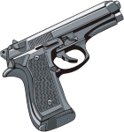not an actual pistol.