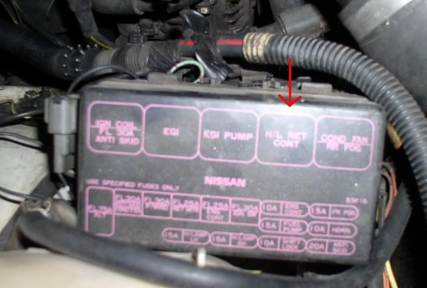 1993 Nissan 240sx fuse box diagram #2