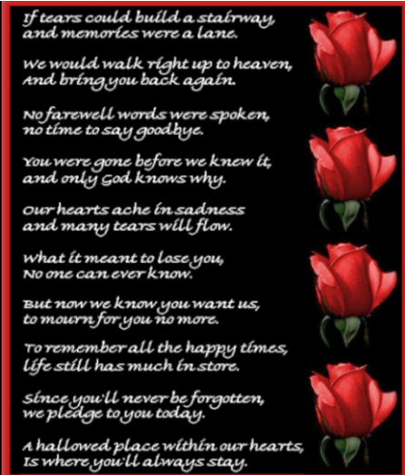 happy birthday poems for mom. RIP Poem Pictures, Images