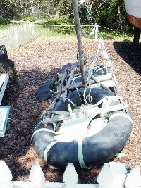 a raft used by people desperate to flee to 'racist' and 'oppressive' America