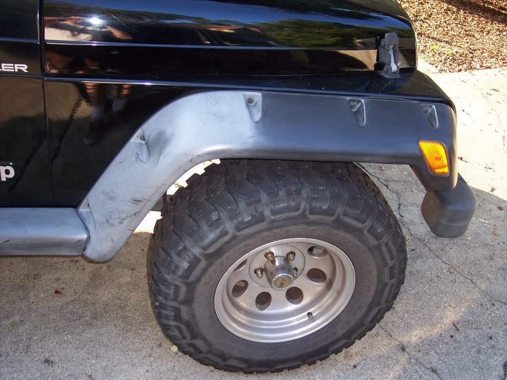 Jeep tj faded fender flares #2