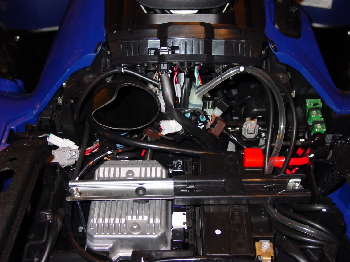 GRIZZ 700 pics of access panels removed Yamaha Grizzly ATV Forum