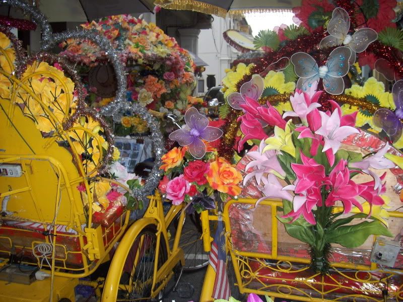 Trishaw ride, Malaysia