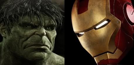 Ironman and Hulk