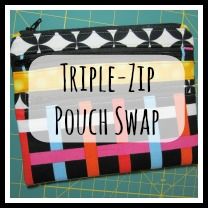 Triple-Zip Pouch Swap