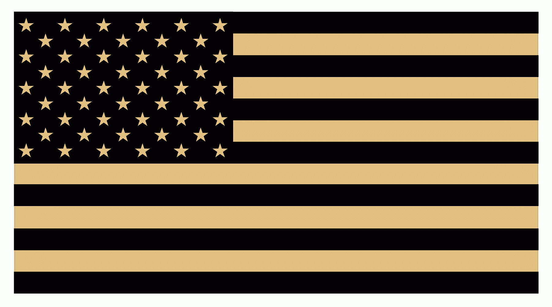 American Flag Sticker Decal 3 Desert Tan Tactical Military Us Usa