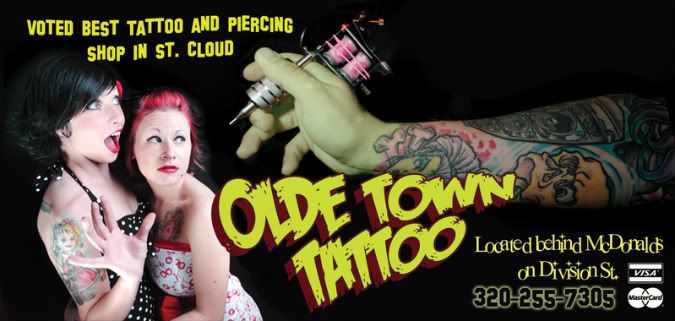 General, CLICK ON THE BANNER BELOW TO VISIT THE OLDE TOWN TATTOO'S OFFICAL 
