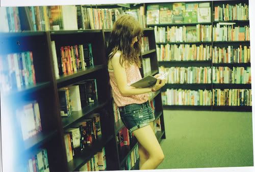 Girl and Books