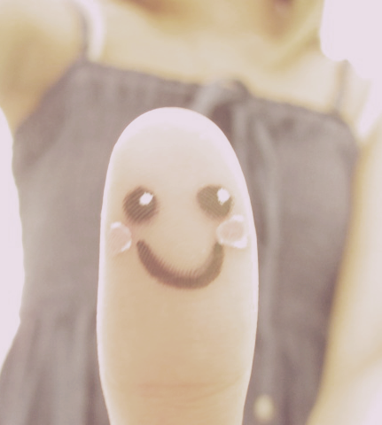 :) finger