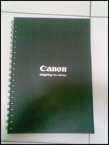 Canon notebook