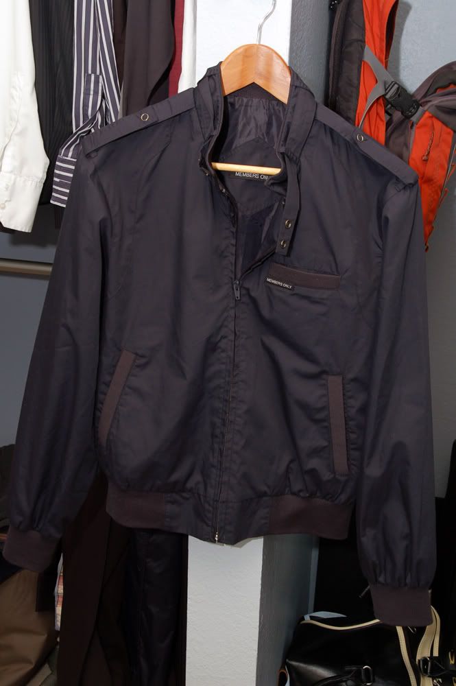 Black Member's Only Jacket (S)