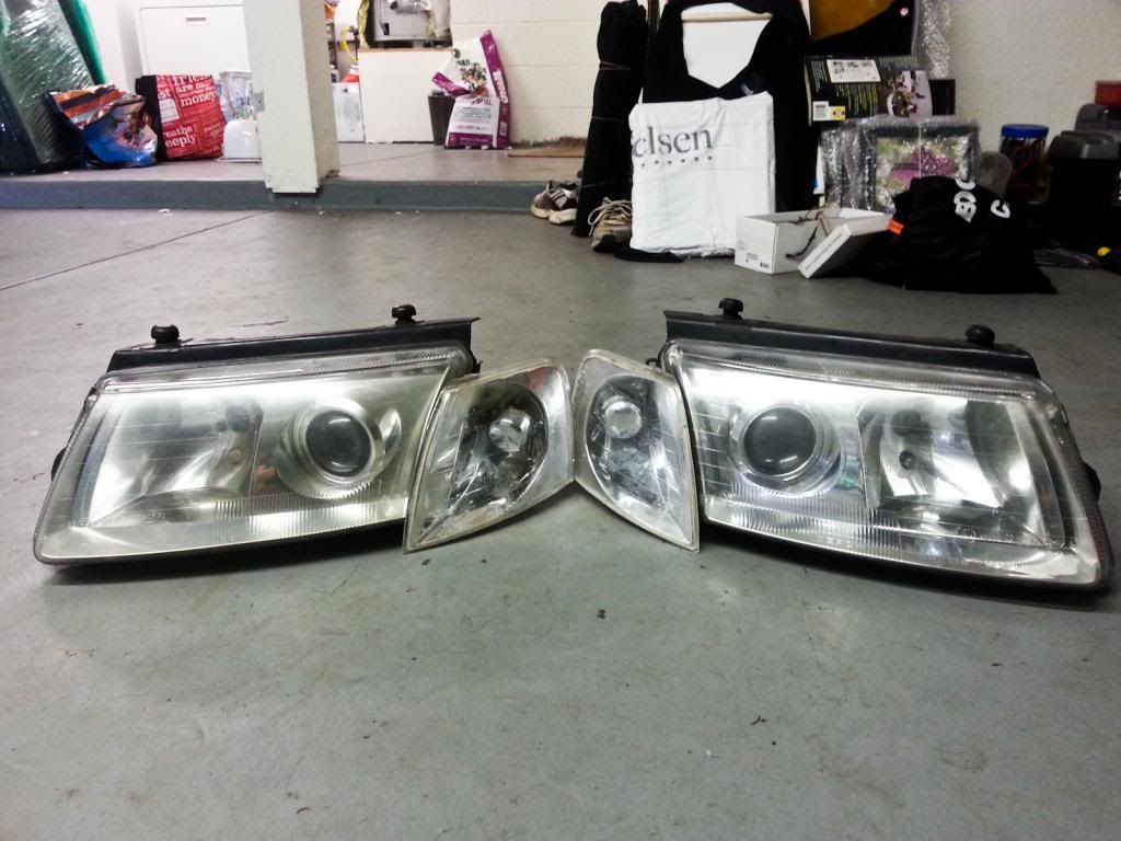 B5 Chrome Project Headlights (and Corners) With HID Bulbs - *$100 + S/h ...