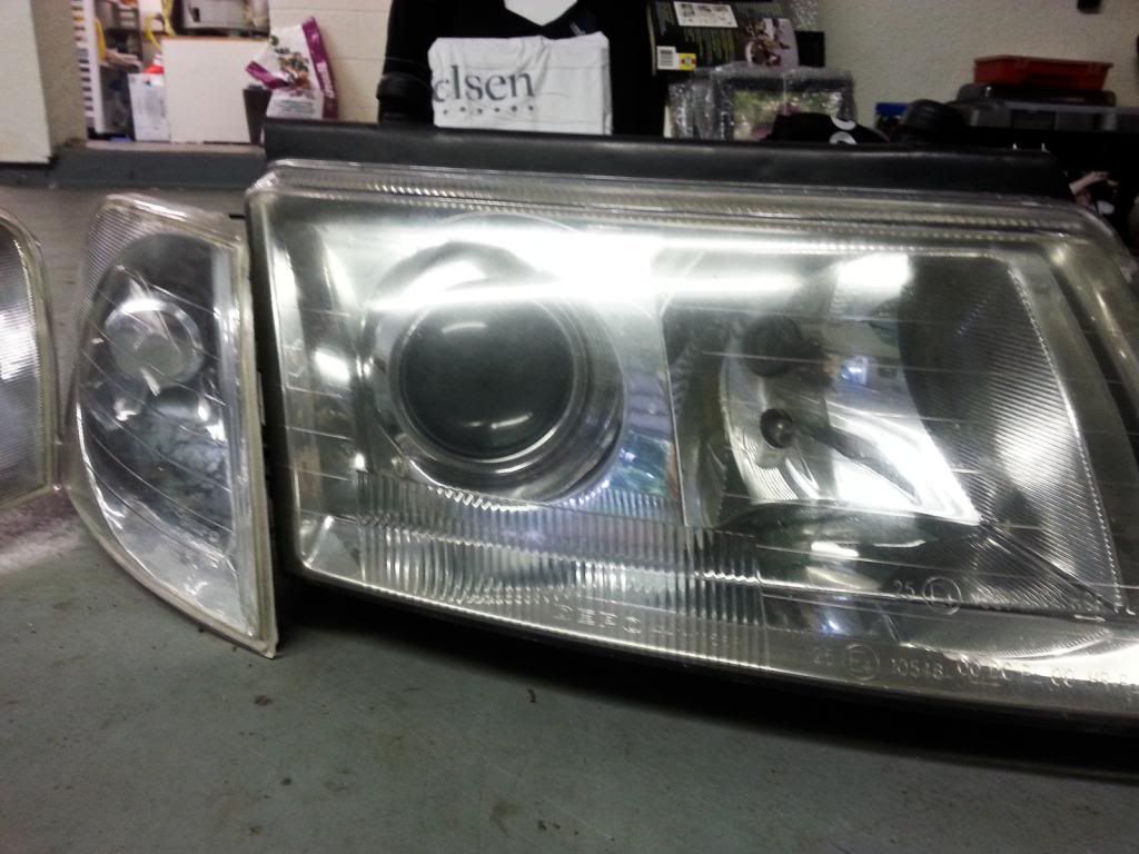 B5 Chrome Project Headlights (and Corners) With HID Bulbs - *$100 + S/h ...