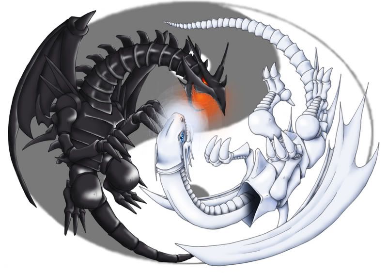 Black and White Dragon