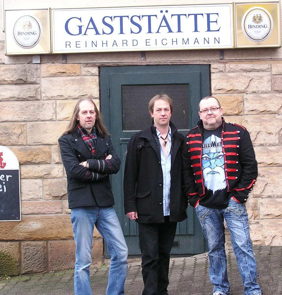 Graeme, Pete, and Andy - Sunday 17th February 2013, The morning after - Full Metal Osthessen, Germany.