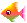 colored fish pixel
