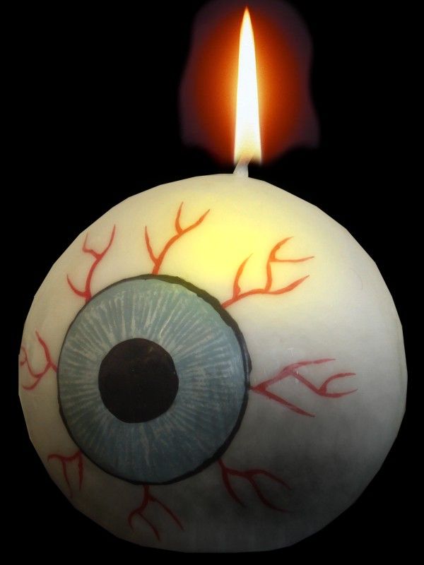 4" Haunted Halloween CREEPY Moulded Eye Eyeball Candle eBay