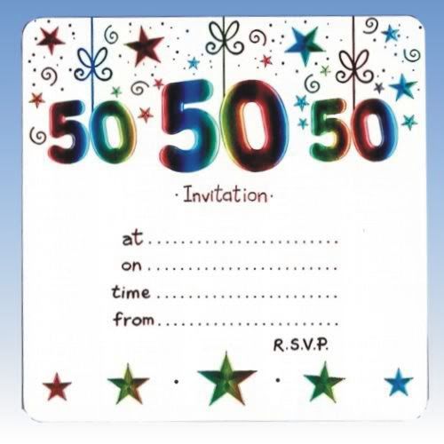 50th birthday party invitations. of 10 50th Birthday Party