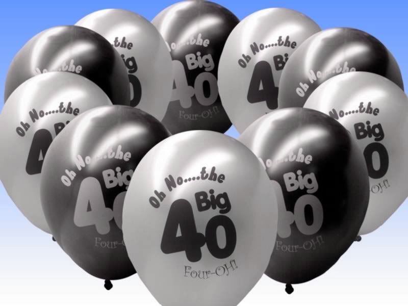 Balloons 40Th