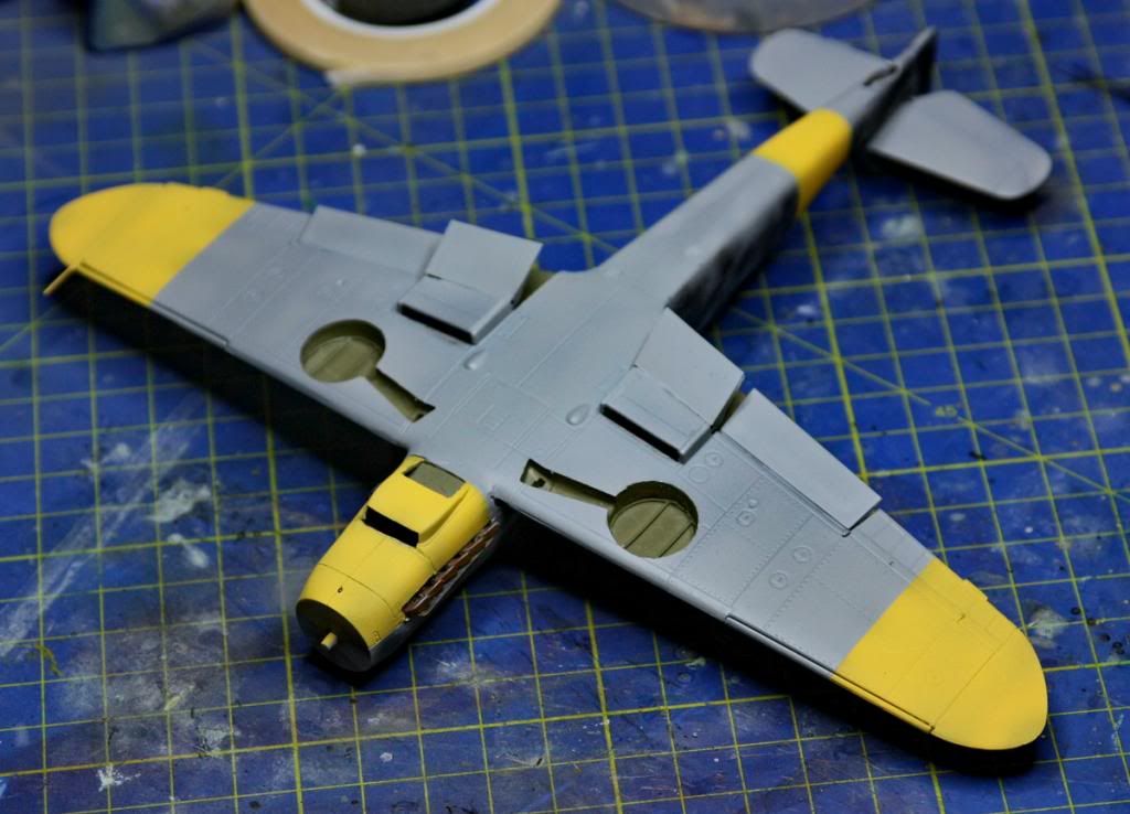 icm-1-48-messerschmitt-bf-109f-4-r6-work-in-progress-aircraft