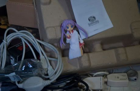 Kagami helped clear the trash!