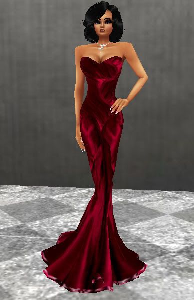 ARC Crimson Fishtail Dress