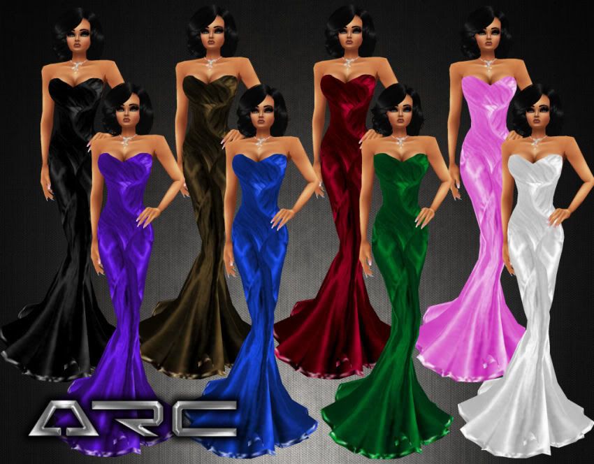 ARC Fishtail Dress Colors