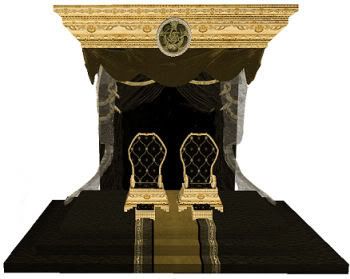 Royal Celtic Throne set