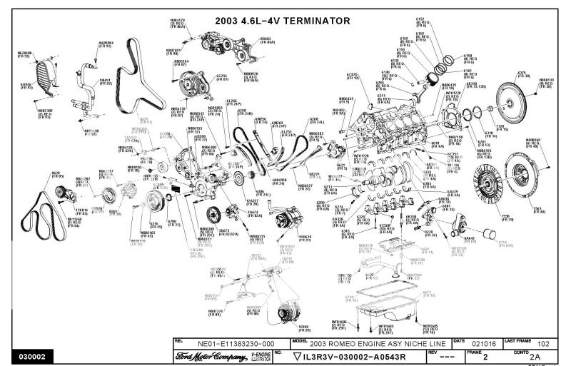 Engine diagram for the 2003 ford torus #9