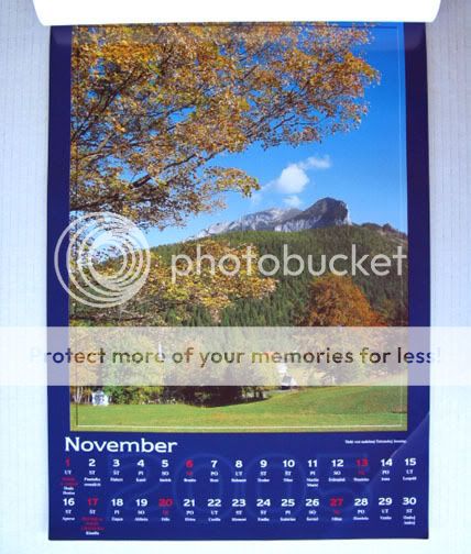 This is a great calendar with beautiful pictures, great for framing