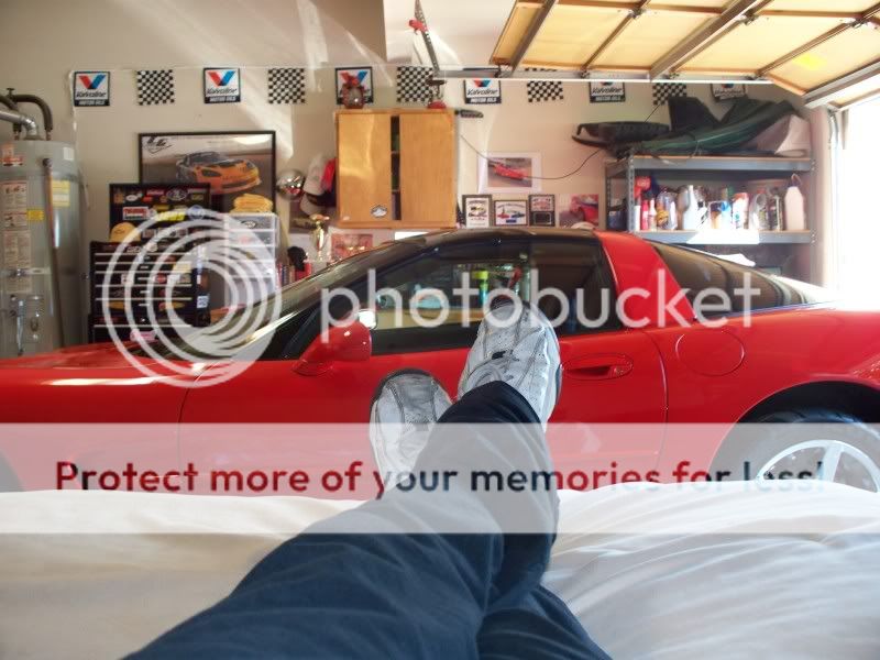 Sleeping in the garage with my baby. CorvetteForum Chevrolet