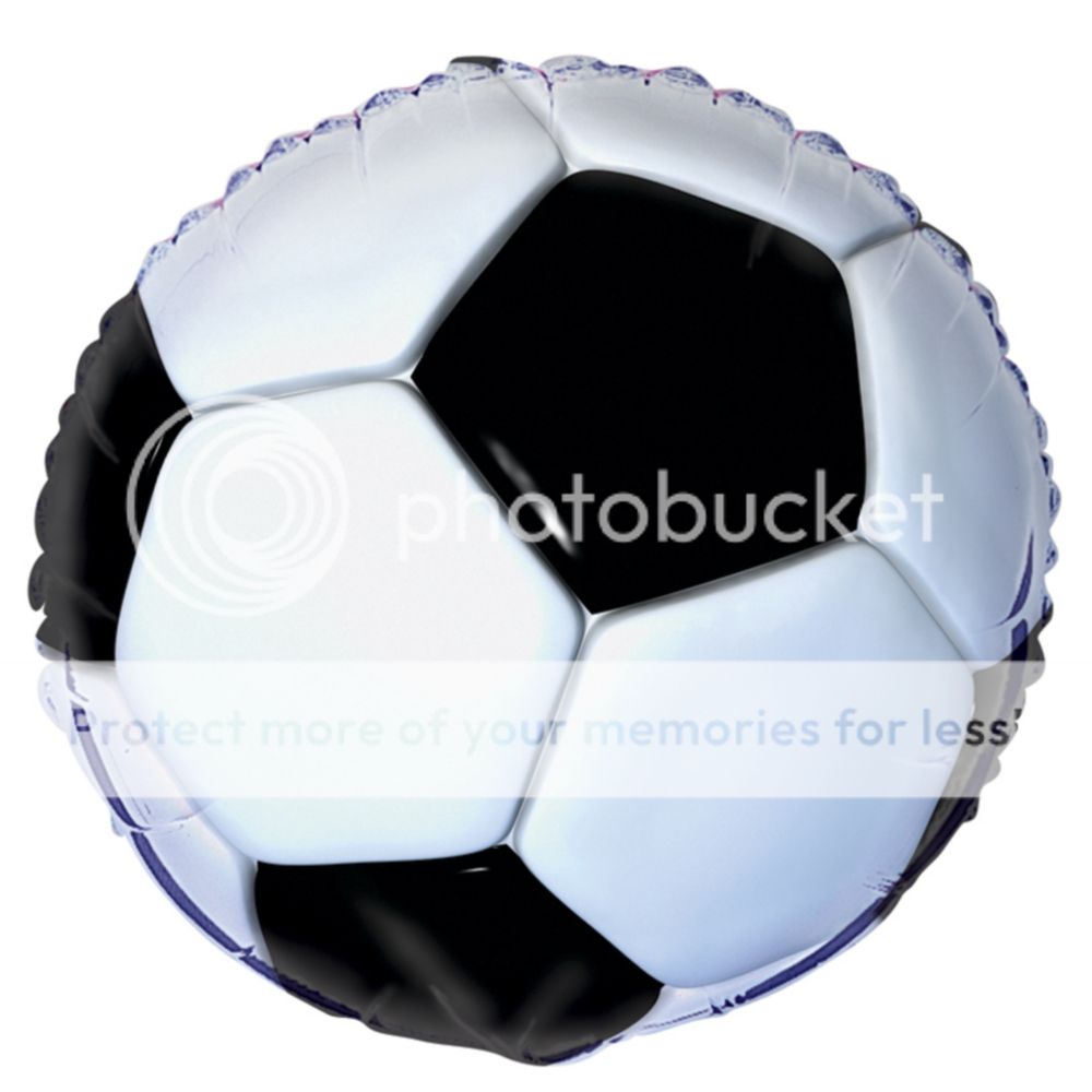 18" Soccer Ball Round Foil Balloon BEST BALLOONS IN THE WORLD SUMMER