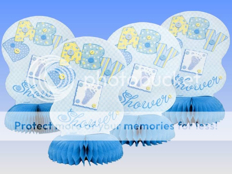 Honeycomb Table Decorations Baby Shower Party BOY  