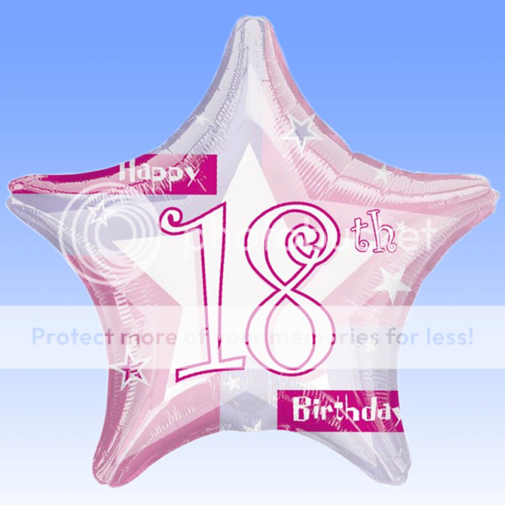 birthday written in pink lettering ona spectacular star shaped 