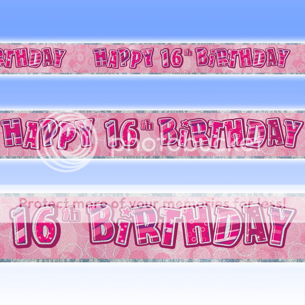 stylish birthday design that repeats along it s length