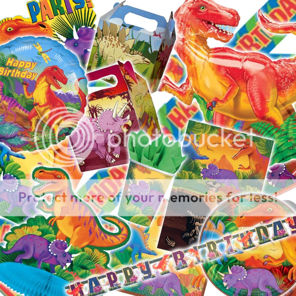 Prehistoric Dino Dinosaur Childrens Birthday Party All in One Listing