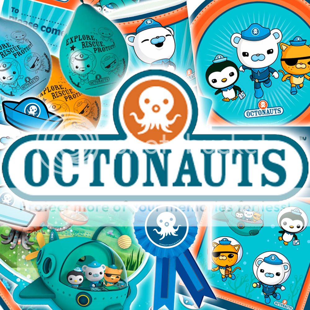 Octonauts Party Adventure Plates Cups Balloons Favours All in One Listing