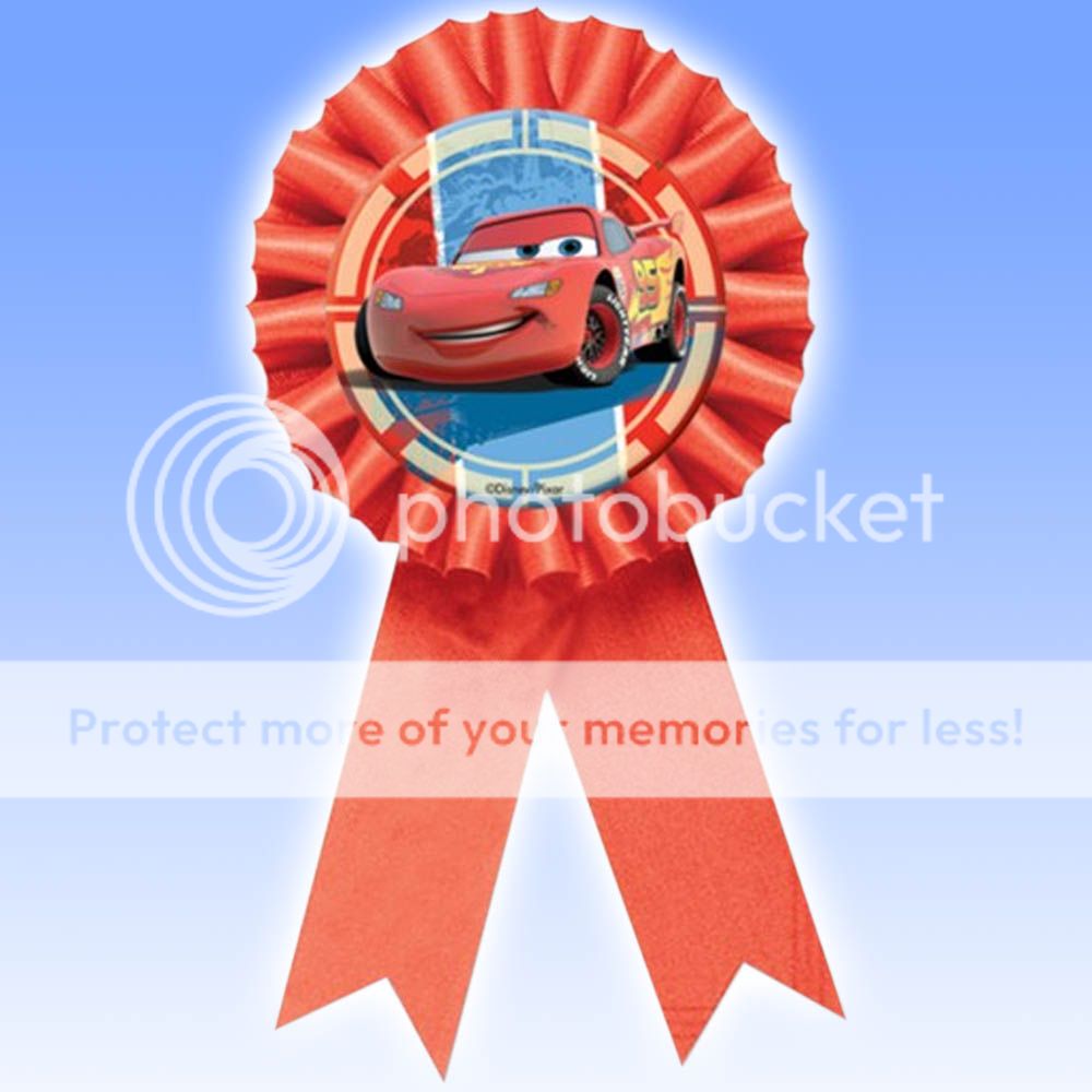   this cheerful award badge is a great prize for your party games