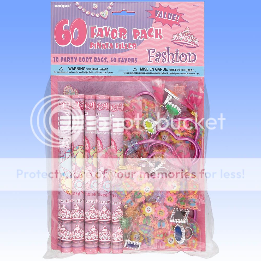 60 Princess Loot Bag Pinata Kids Party Game or Toys