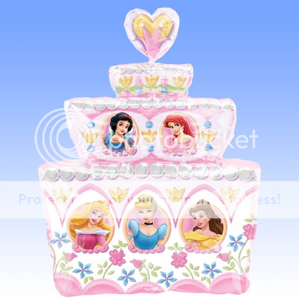 Supershape Foil Balloon Disney Princess   Princess Cake  