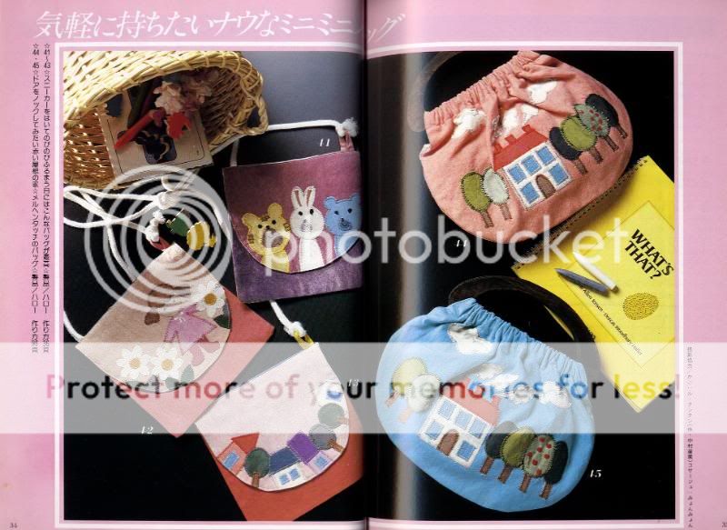 Pattern BOOK av83 handmade Patchwork bags RARE  