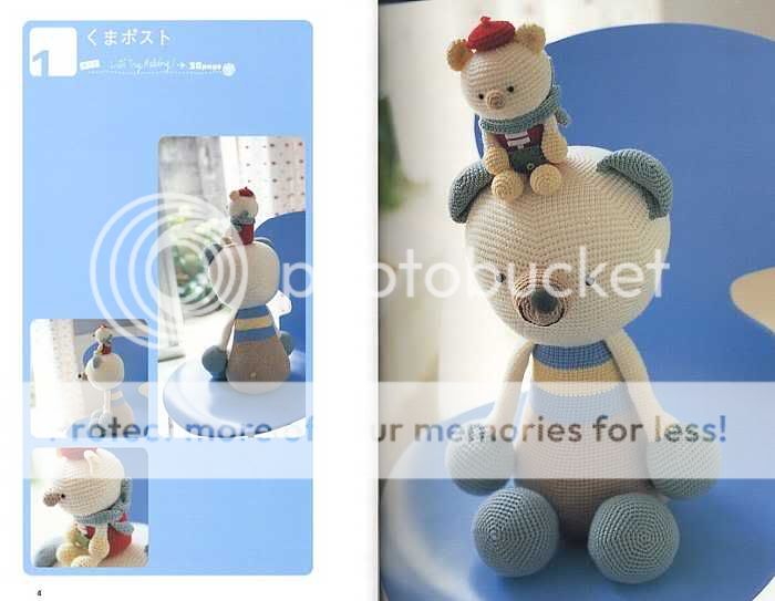 Pattern BOOK bCH crochet amigurumi doll collection 1  