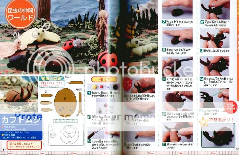 Reference BOOK bNS polymar clay animal dolls  