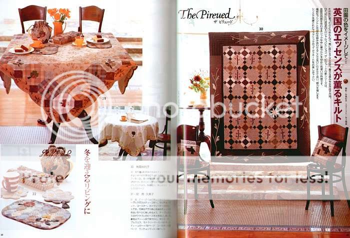 Pattern Magazine u28 Quilts Japan 89 Nov 2002 Sue  